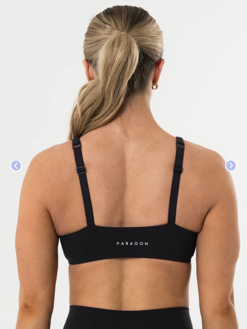 PARAGON Black formlux curve sculpt sports bra - Picture 2 of 4
